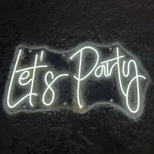 Let's Party Neon Sign
