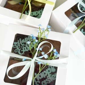 Easter Brownie Boxes