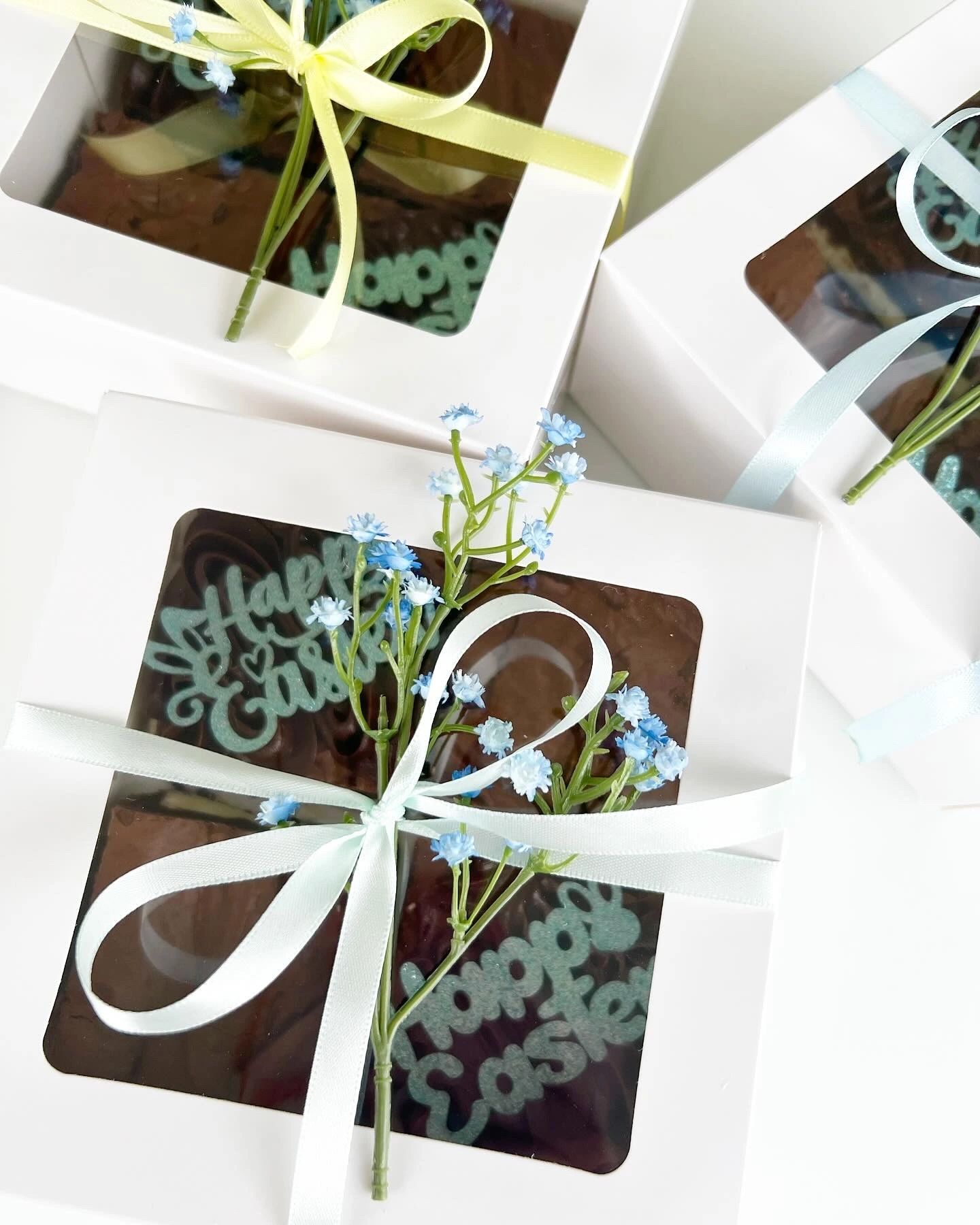 Easter Brownie Boxes