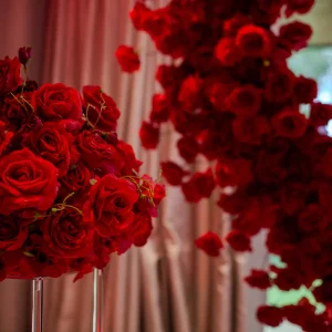 Red Rose Centrepieces