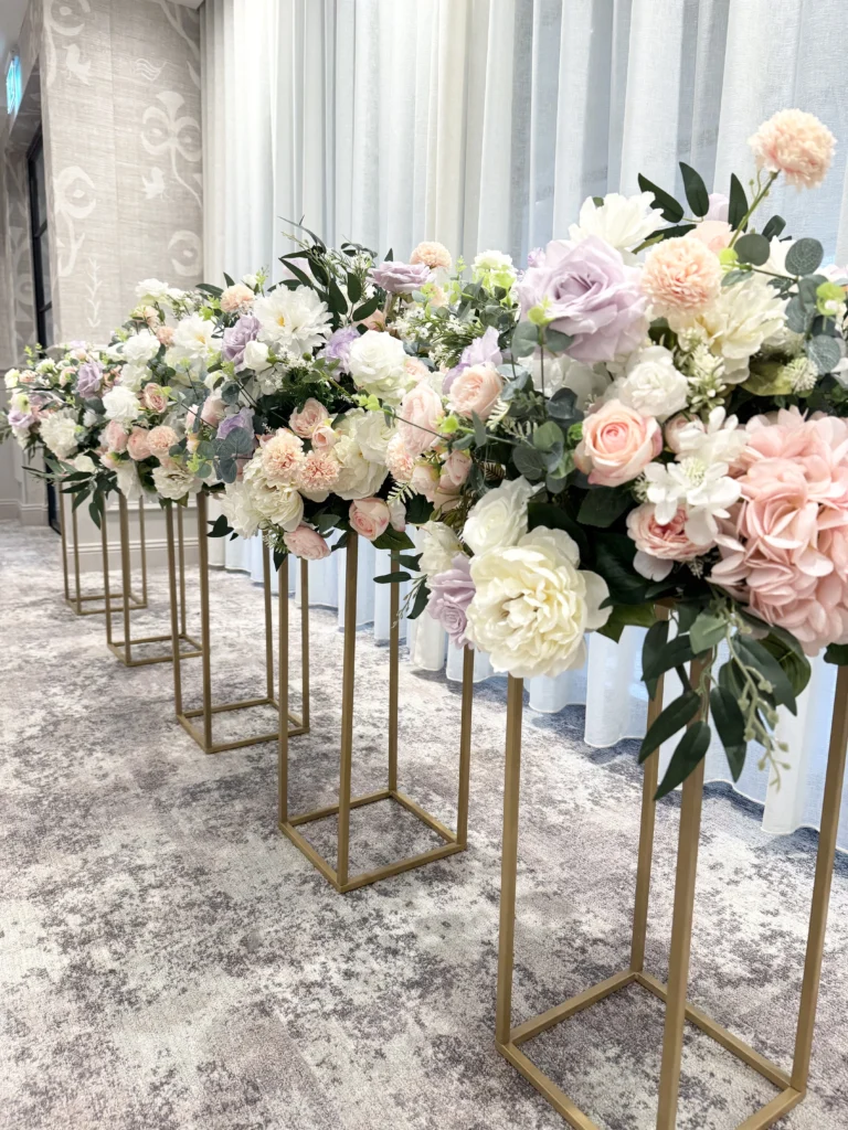 Floral Table Centrepieces