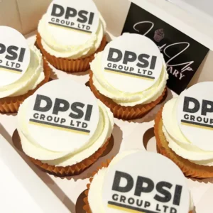 Branded Logo Cupcakes