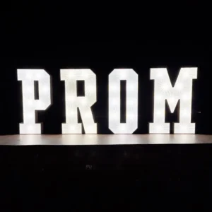 PROM Light Up Letters